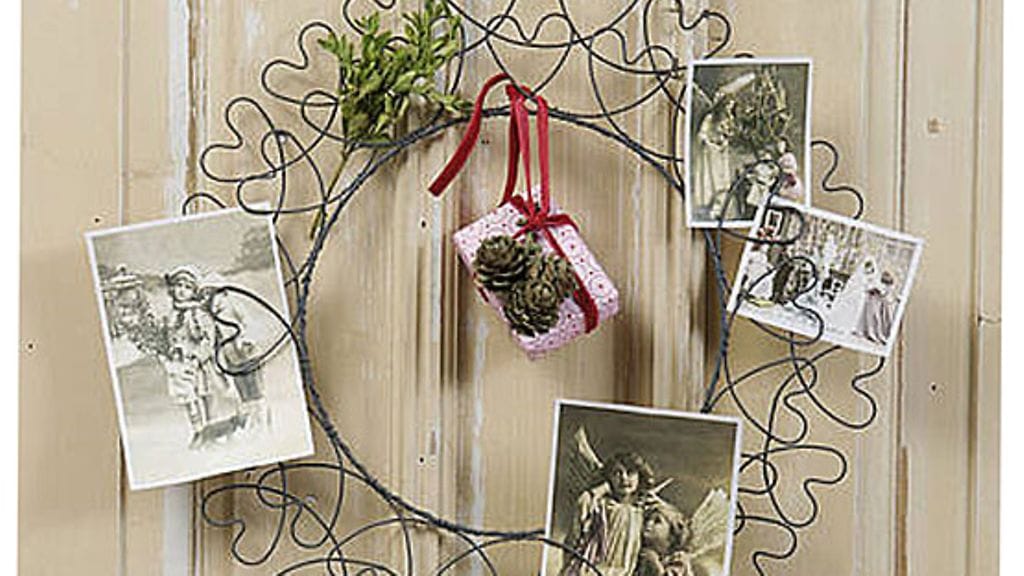 Sisustuskauppa Romanticon joulukranssi on kaunis ja yksinkertainen