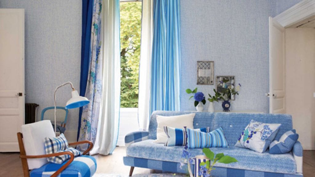 Suomalaisen unelmakoti on valoisa ja avara. Kuva: Designers Guild
