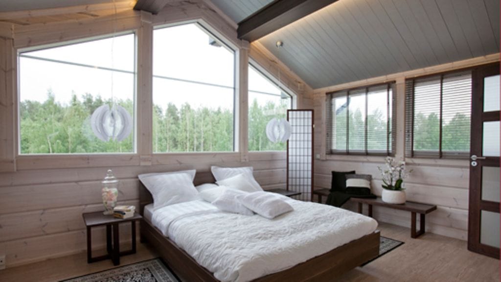 Lappeenrannan loma-asuntomessuilla nähtiin paljon tyylikästä mutta myös energiaasäästävää asumista. Kuva: Zach Stovall/ MTV3