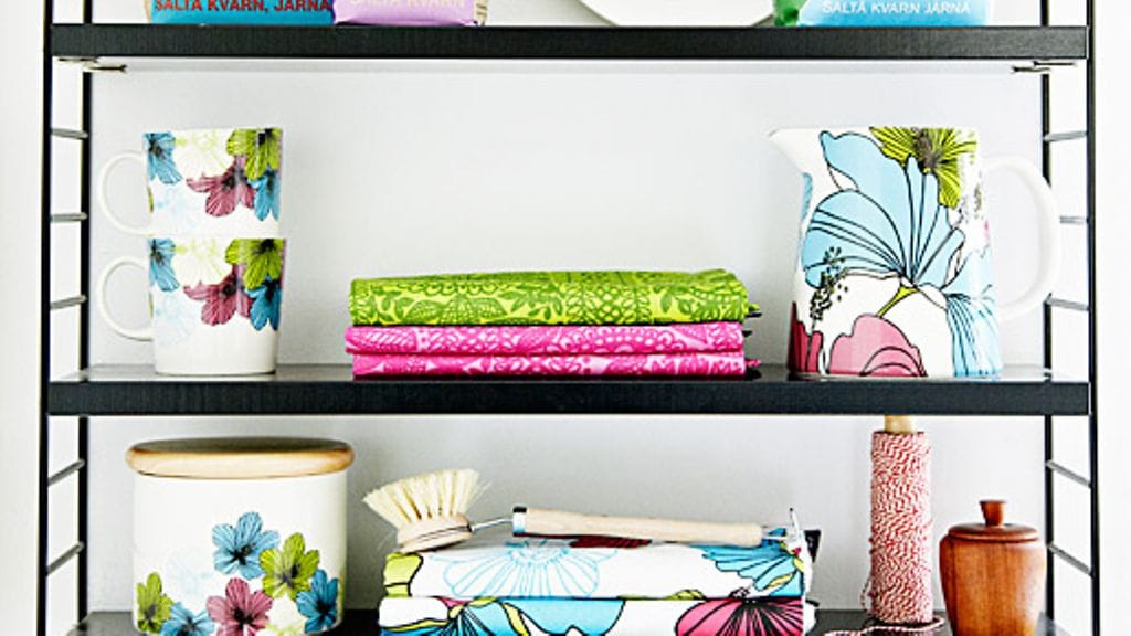 Lei-kuosi siirtyy nyt myös astioihin.