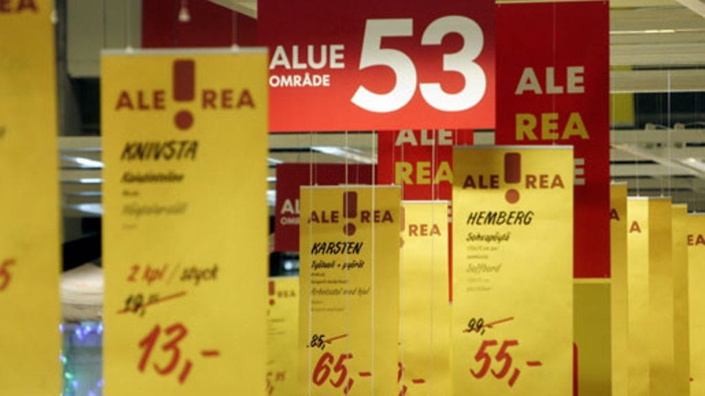 Ikean alennusmyynnit ovat vuosittainen myyntimenestys. Kuva: Lehtikuva