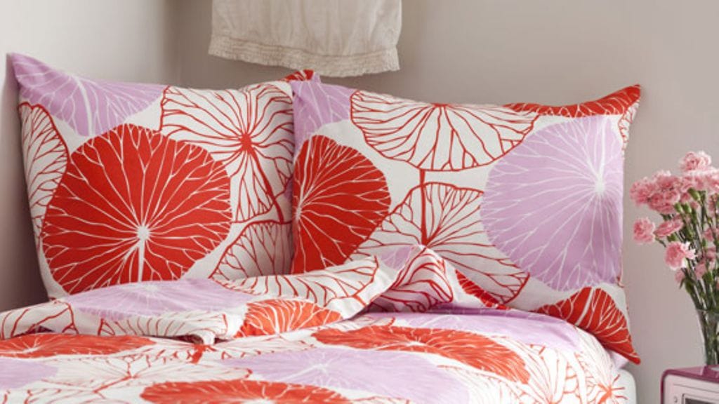 Finlaysonin Lootus-malliston värit ovat raikuvan energisiä.