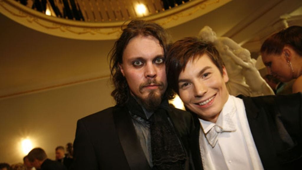 Ville Valo Linnan juhlissa 2006.