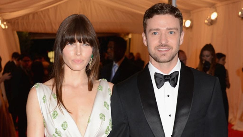 Justin Timberlake on kihloissa näyttelijä Jessica Bielen kanssa.