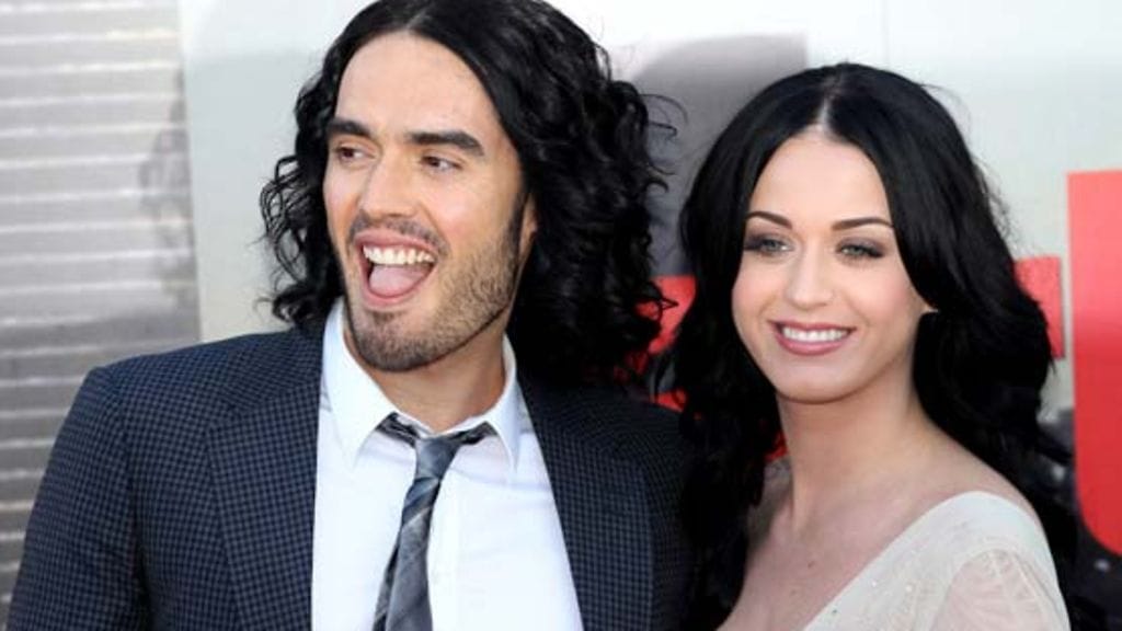 Katy Perry ja Russell Brand American Music Awards -gaalassa