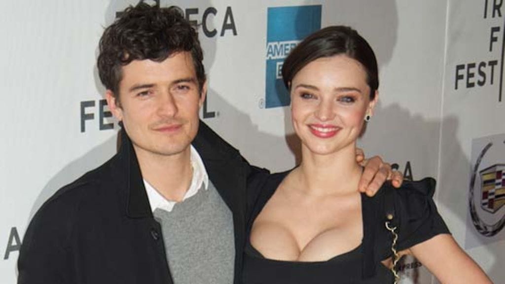 Miran da Kerr ja Orlando Bloom