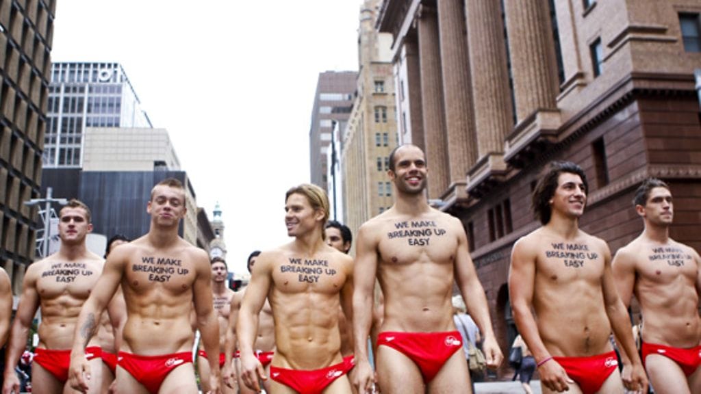 Kekseliästä katumarkkinointia Australian Sydneyssä.