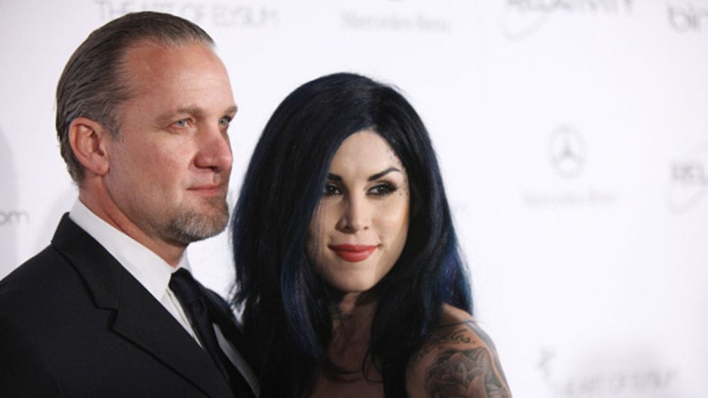 Jesse James ja Kat Von D Art Of Elysium Heaven Gala 2011 -tapahtumassa Kaliforniassa tammikuussa.
