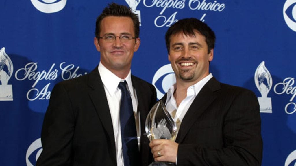 Matt LeBlanc ja Andrea Anders tapasivat Joey-sarjan kuvauksissa.