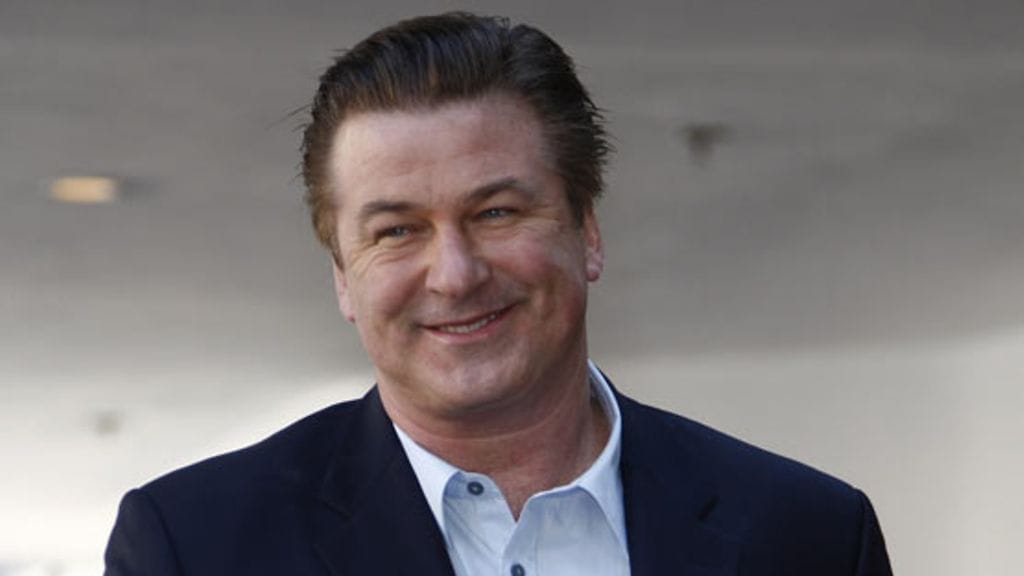 Alec Baldwin oli ylpeä paikastaan muiden tähtien joukossa.