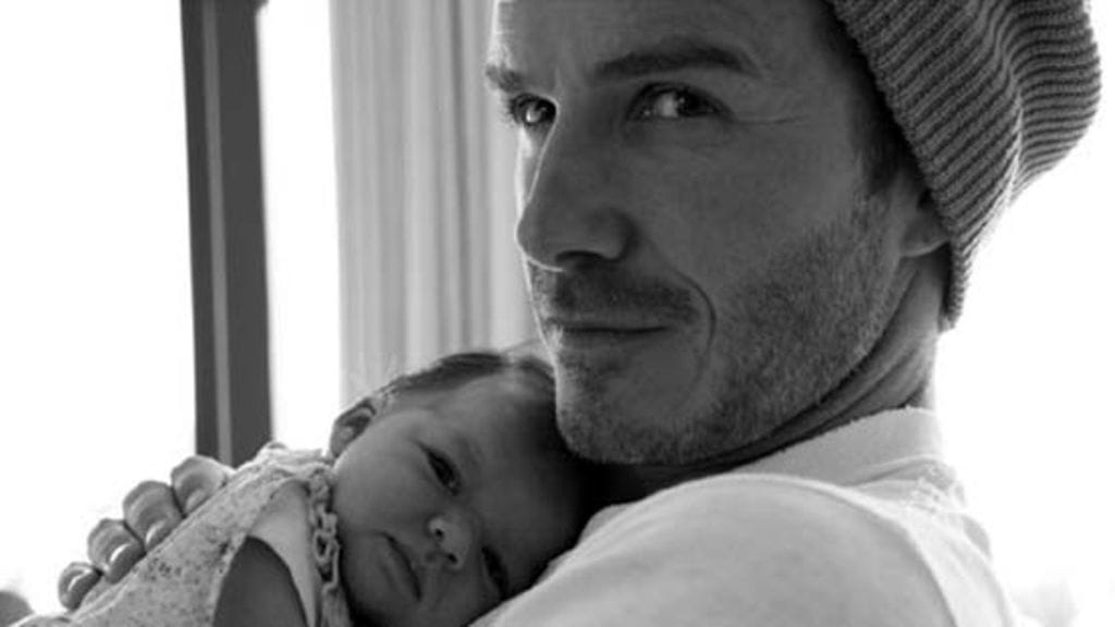 David ja Harper Beckham, kuvaaja Victoria Beckham