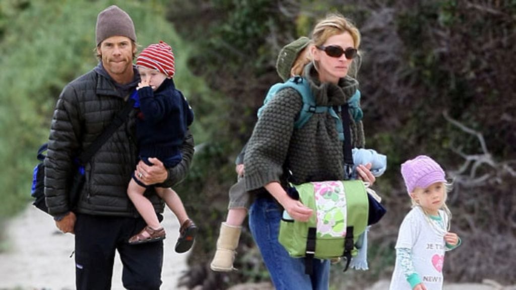 Julia Robertsilla on puolisonsa Danny Moderin kanssa kolme lasta.