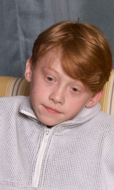Rupert Grint vuonna 2000