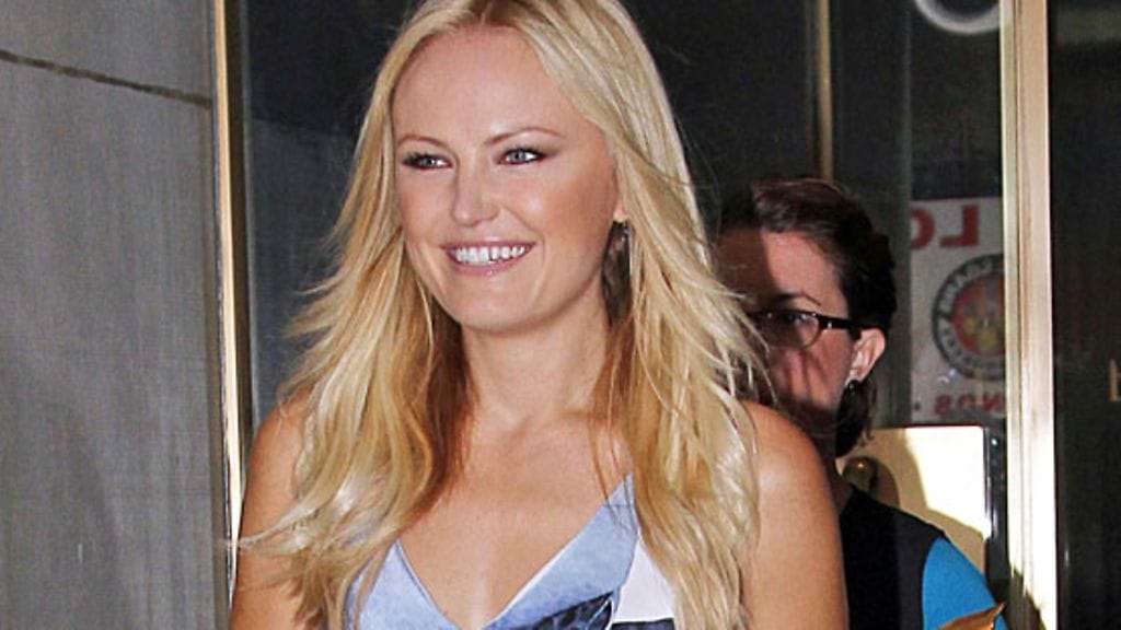 Malin Åkerman säväytti tiukassa nahkamekossa.