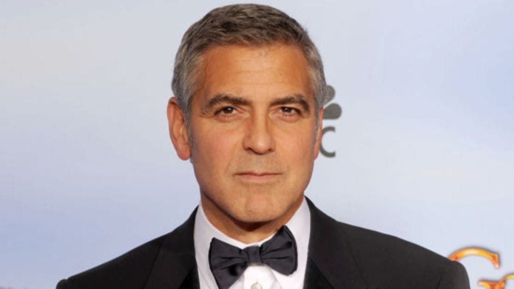 Clooney ja Pitt 6. helmikuuta 2012.