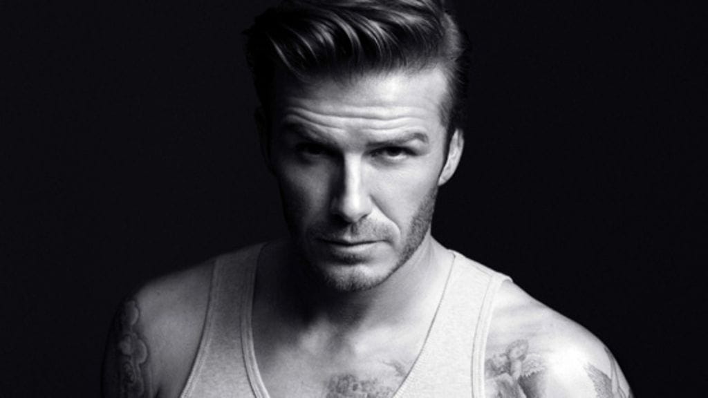 Tatuoitu David Beckham on monen naisen märkä päiväuni.