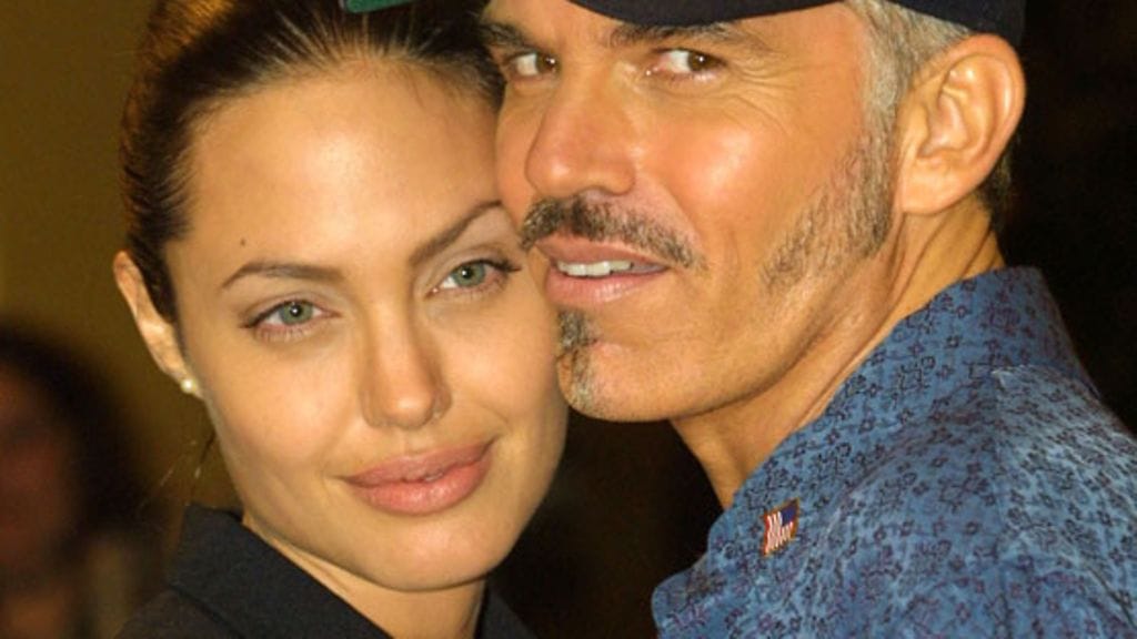 Billy Bob Thornton ja Angelina Jolie lokakuussa 2001.
