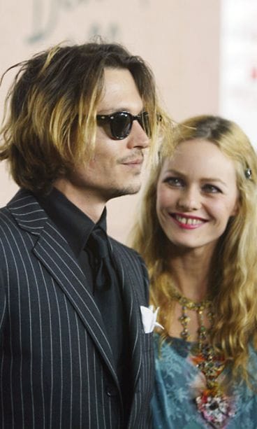 Johnny Depp ja Vanessa Paradis 2004