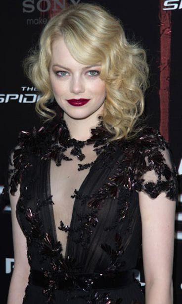 Näyttelijä Emma Stone uuden Spiderman-elokuvan ensi-illassa Pariisissa, Ranskassa.