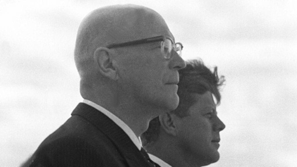 Yhdysvaltain presidentti John F. Kennedy ja Suomen presidentti Urho Kekkonen
