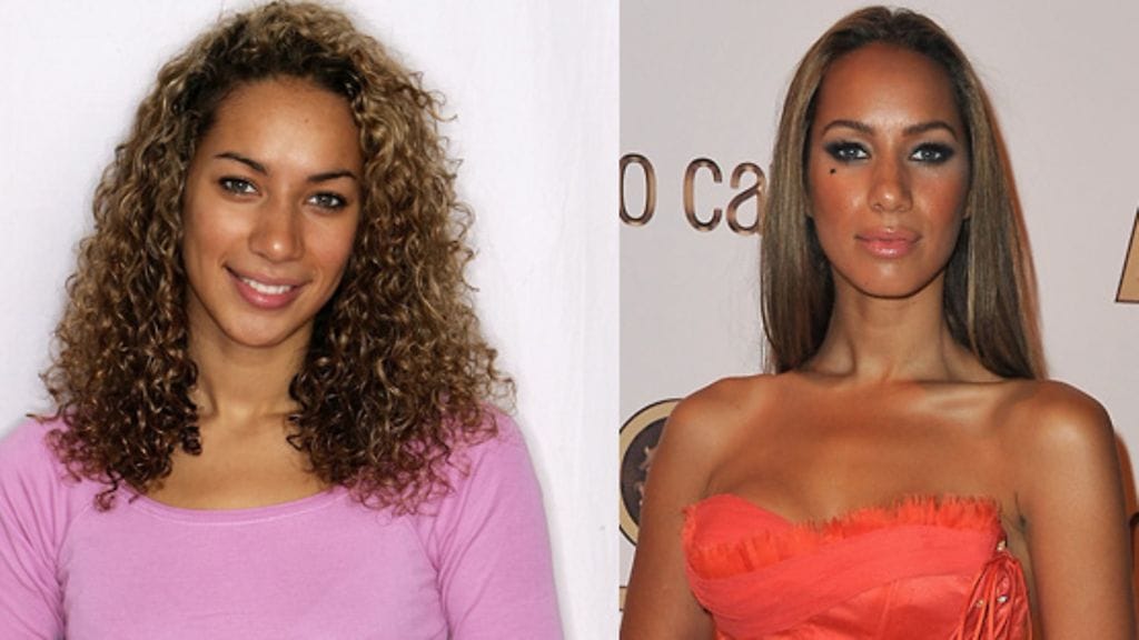 Leona Lewis vuonna 2006 (vas.) ja vuonna 2011 (oik.)