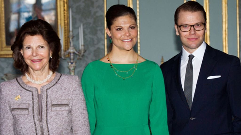 Kuningatar Silvia, prinsessa Victoria ja prinssi Daniel