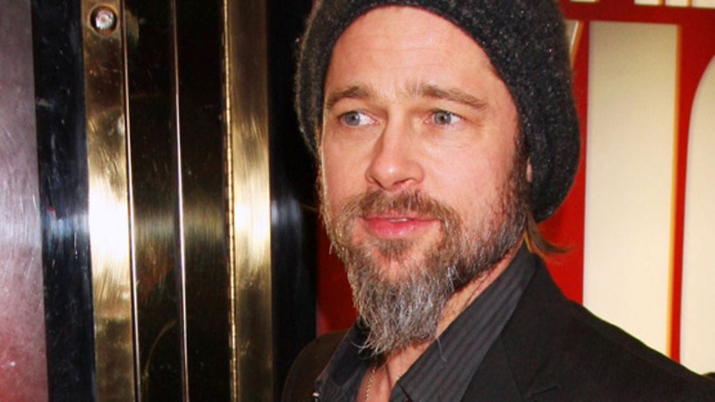 Brad Pitt on kokeillut myös renttumaista lookia.