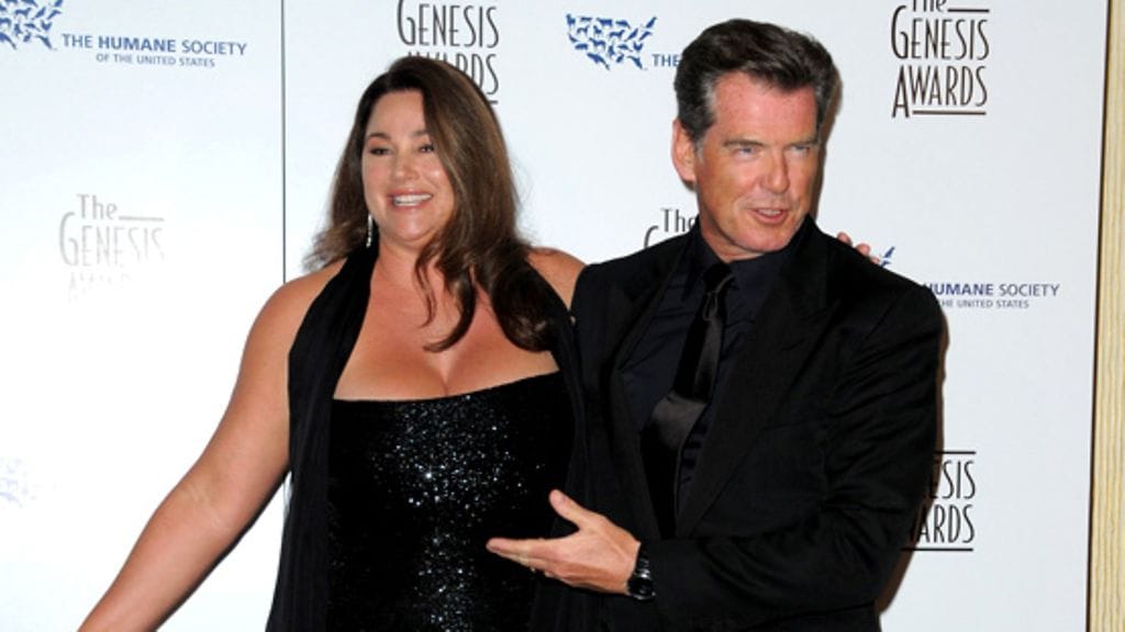 Keely Shaye-Smith ja Pierce Brosnan. Kuva: Wireimage/AOP