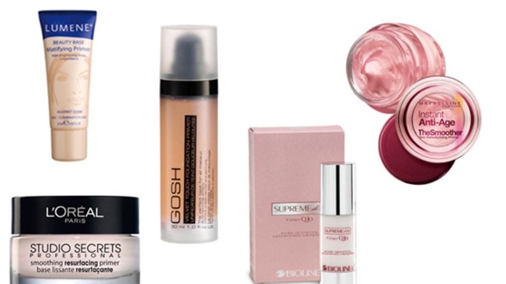 Meikinpohjustukseen löytyy markkinoilta monia tuotteita.