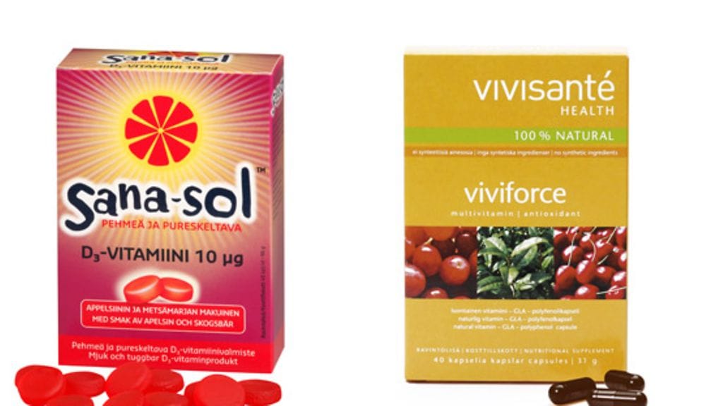 Jos saat vain niukasti ravintoaineita ruoasta, turvaudu vitamiineihin ja ravintolisiin.