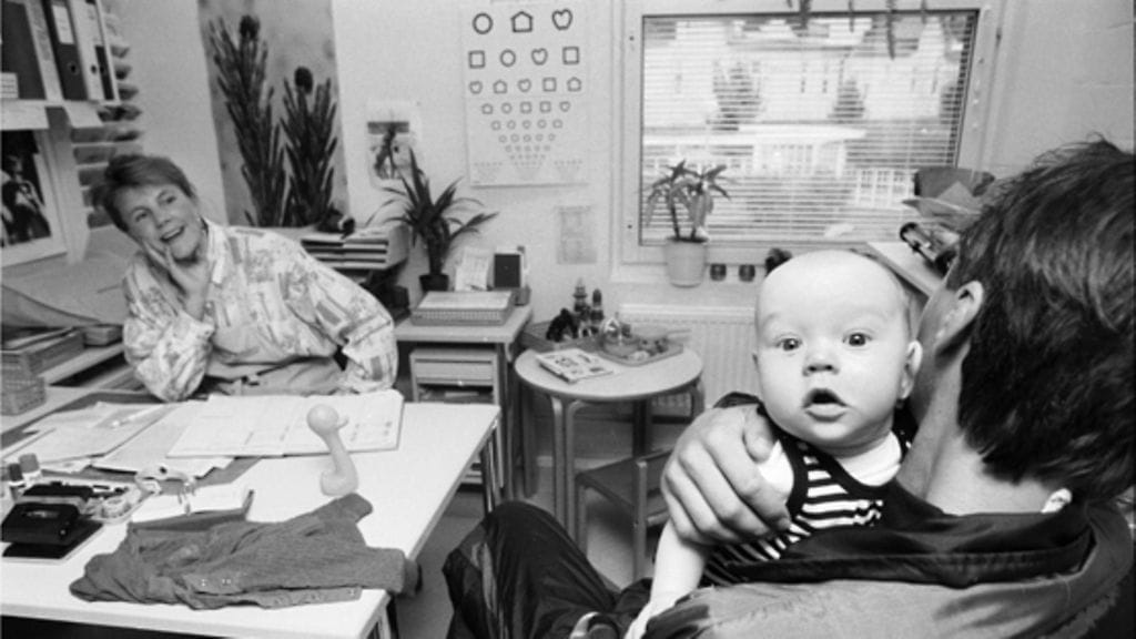 Äitiysneuvola vuonna 1992.