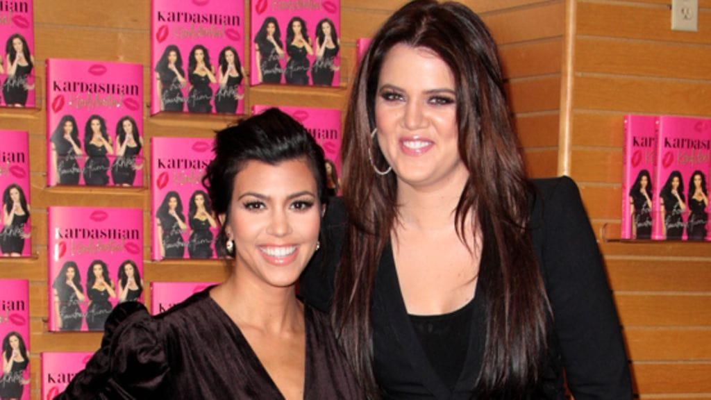 Kourtey ja Khloé nauttivat toistensa seurasta.