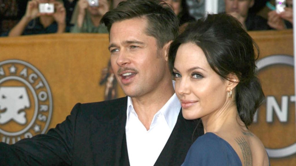 Brad pitää naisystävänsä vaatteissa geometrisista muodoista.