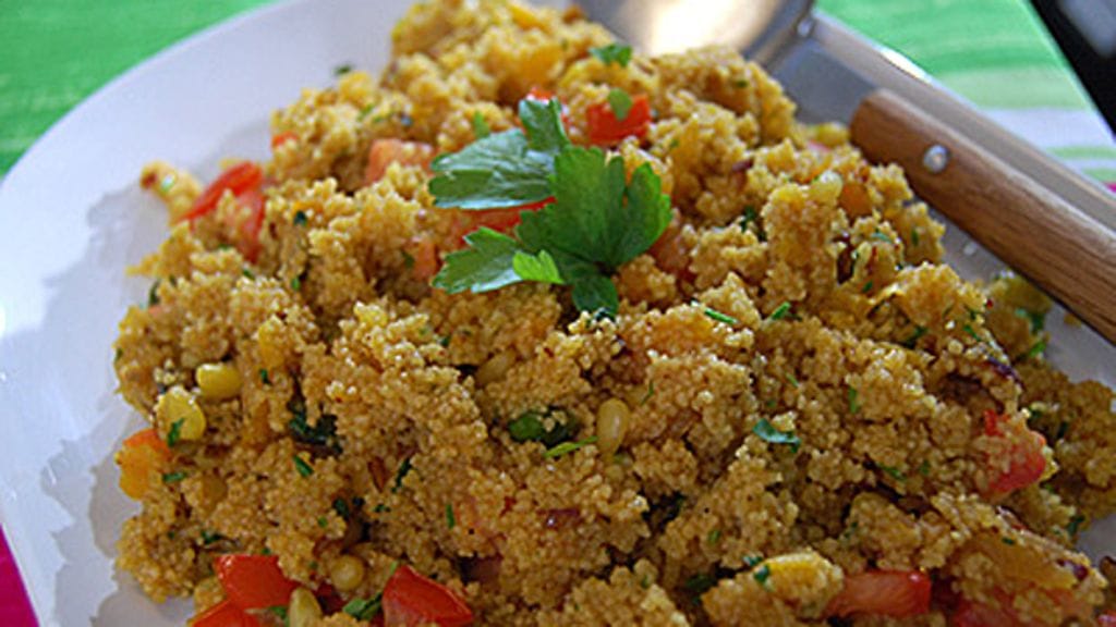 Lämmin couscous.
