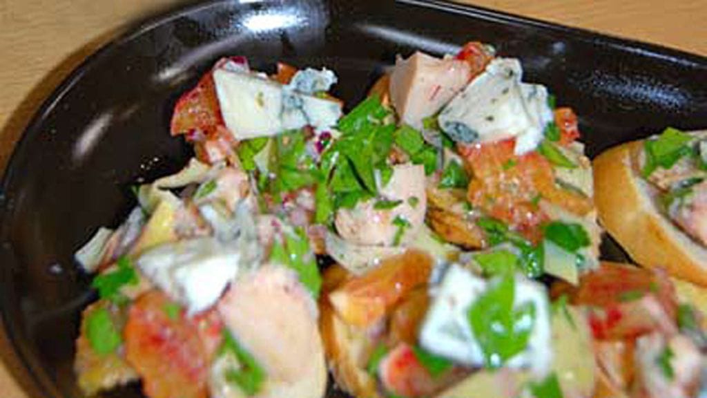 Appelsiini-artisokkatapakset.