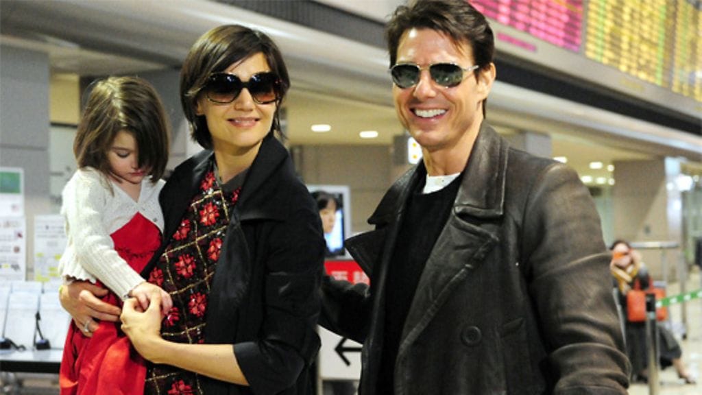 Suri, Katie Holmes ja Tom Cruise. Kuva: WireImage / AOP