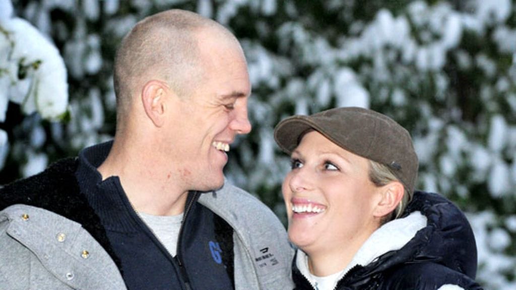 Zara Phillips ja Mike Tindall.