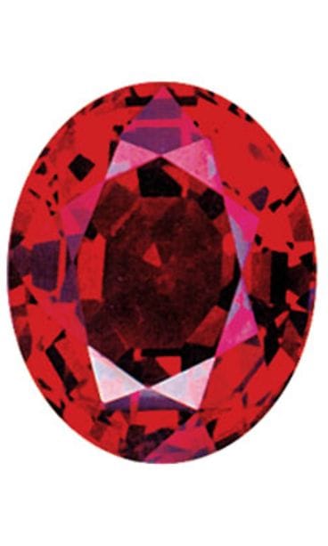 Korundi rubiini