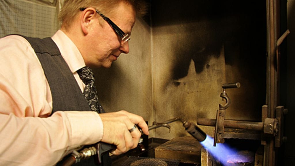 Kultaseppämestari Mika Tarkkanen. Kuva: Vilja Rydman