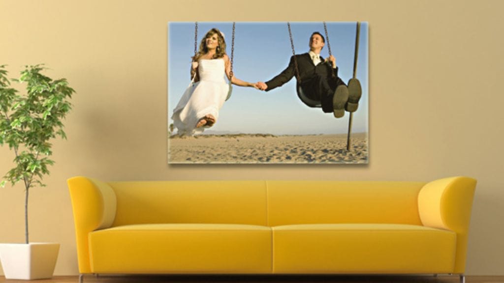 Eirikuvan canvastaulu. Kuva: Eirikuva