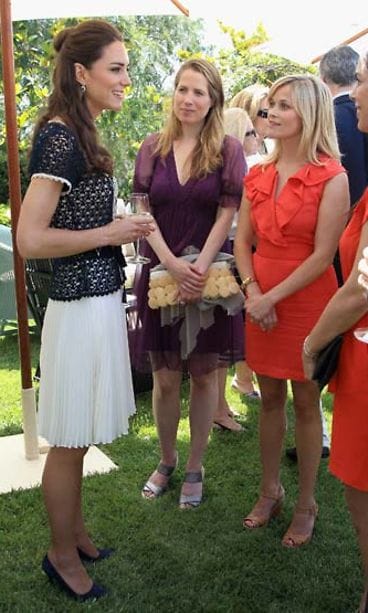 Catherine Cambridgen herttuatar tapasi Reese Witherspoonin.