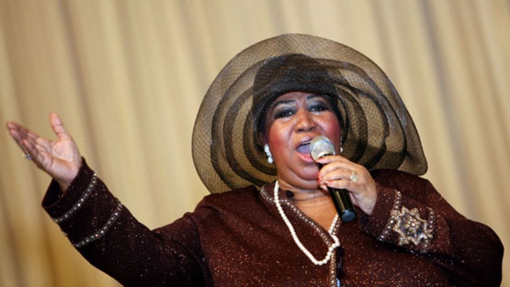 Aretha Franklin.