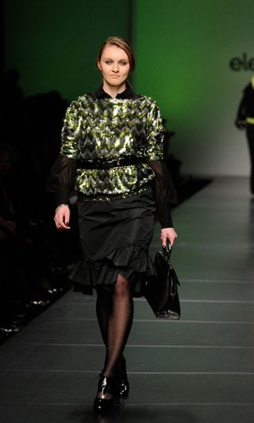 Elena Miron muotinäytös Milanon muotiviikoilla. Kuva: Wireimages/All Over Press