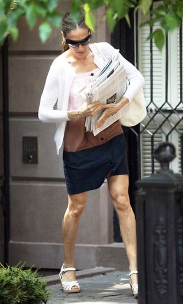 2011: Sinkkuelämää-näyttelijätär Sarah Jessica Parker on pukeutunut Marimekon mekkoon.