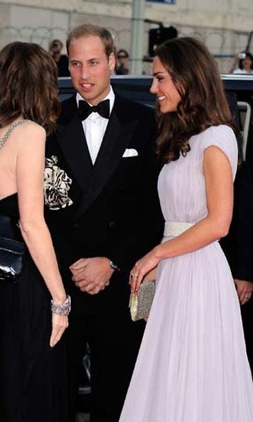 Cambridgen herttuatar Catherine ja prinssi William BAFTA-gaalassa.