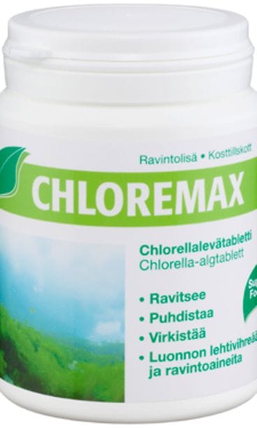 Chloremax-valmiste täydentää ruokavaliota.
