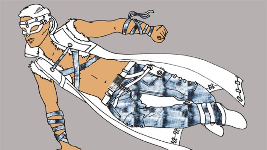 Hunksien esiintymisasujen suu