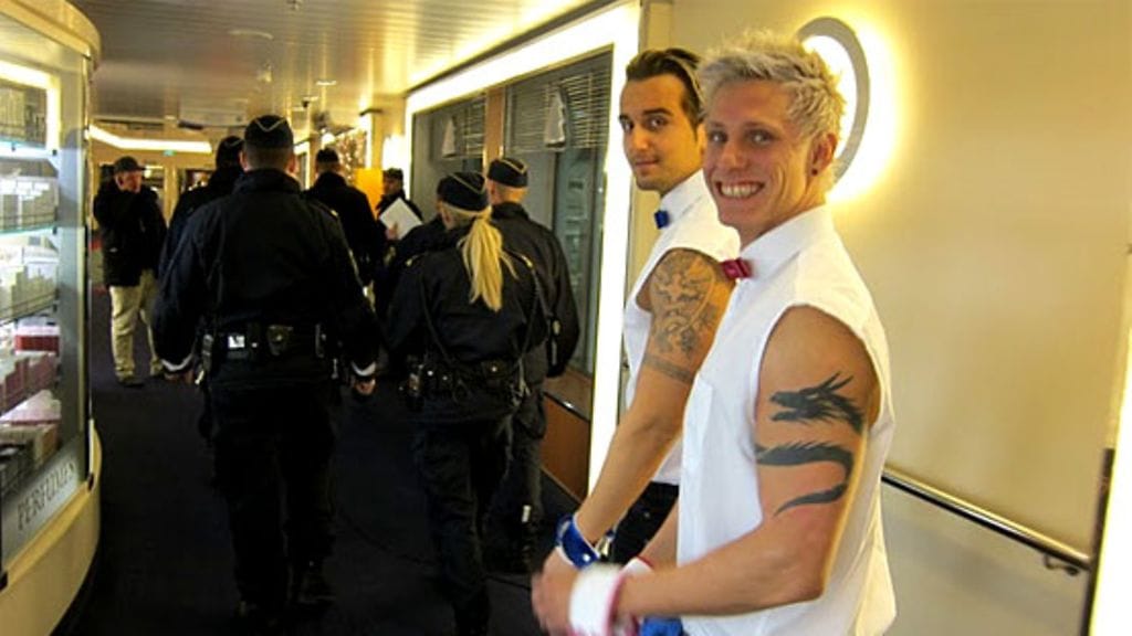 Scandinavian Hunks laivalla.