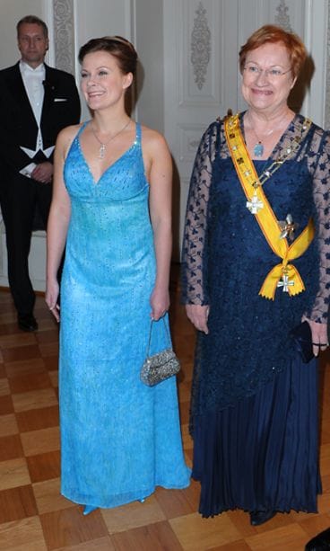 Anna Halonen ja Tarja Halonen Linnan juhlat 2010