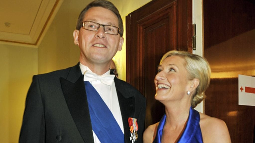 Matti Vanhanen ja Sirkka Mertala (Lehtikuva)